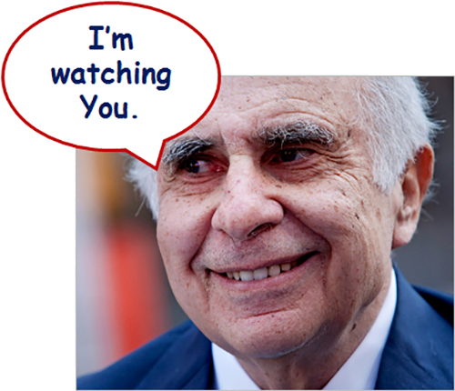Carl Icahn - PR agency client communication