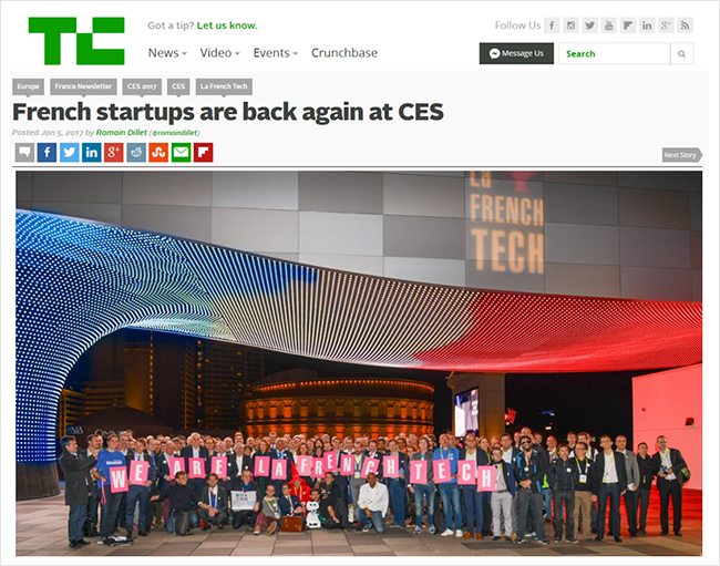 TechCrunch article screenshot