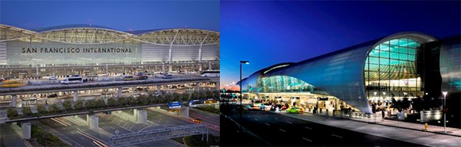 SFO and SJC