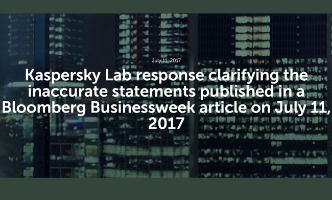 Kaspersky Lab Bloomberg Businessweek