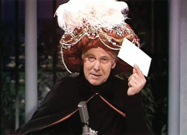 Johnny Carson great carnac