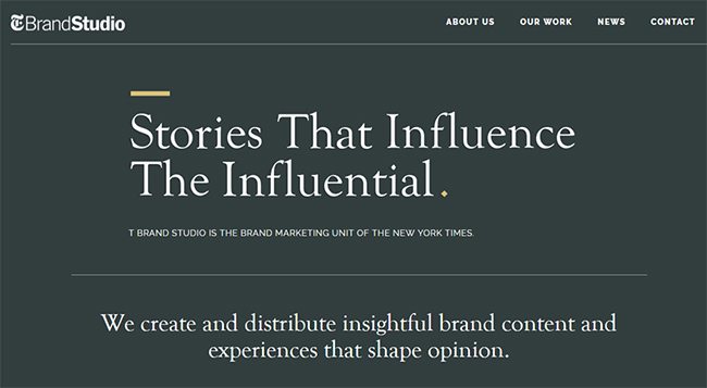 The New York Times T Brand Studio