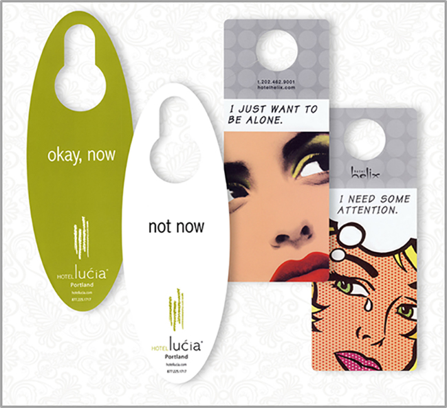 A Search for the Best Hotel Door Hangers in the World