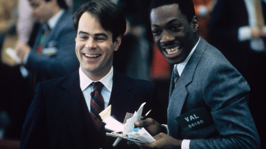 Eddie Murphy and Dan Akyroyd in Trading Places Eddie Murphy and Dan Akyroyd in Trading Places